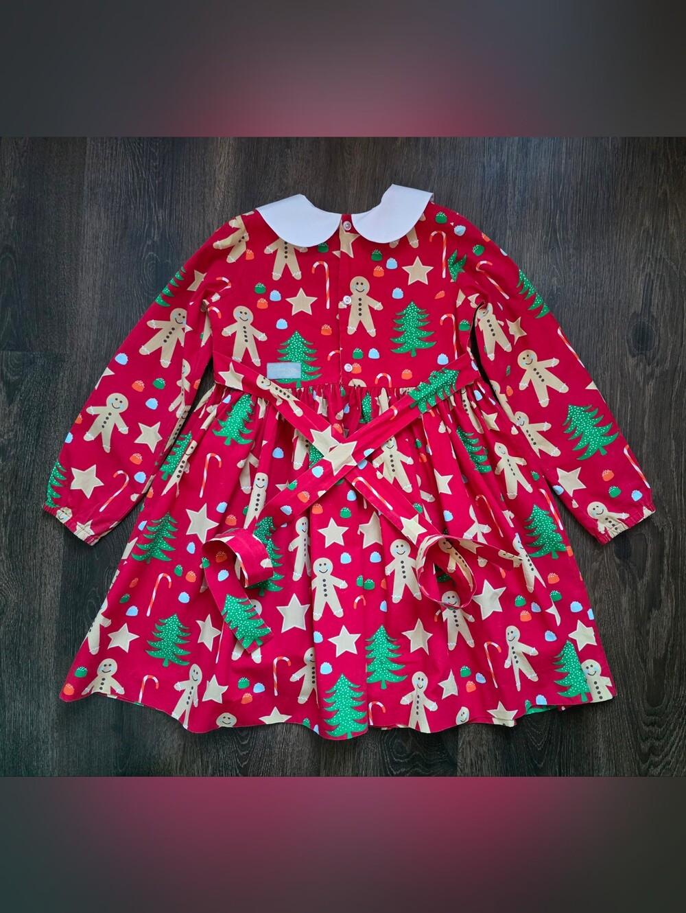 Eleanor Rose Cayden Christmas gingerbread man dress - Picture 12 of 13